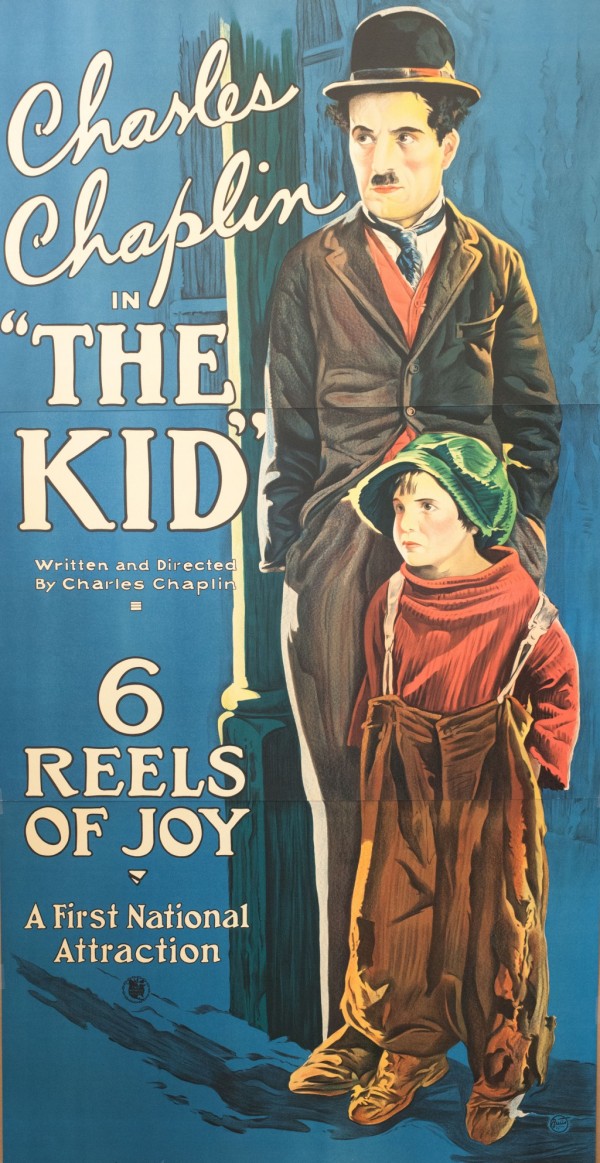 Charlie Chaplin The Kid classic movie poster vintage movie poster fine art lithograph one-sheet Print